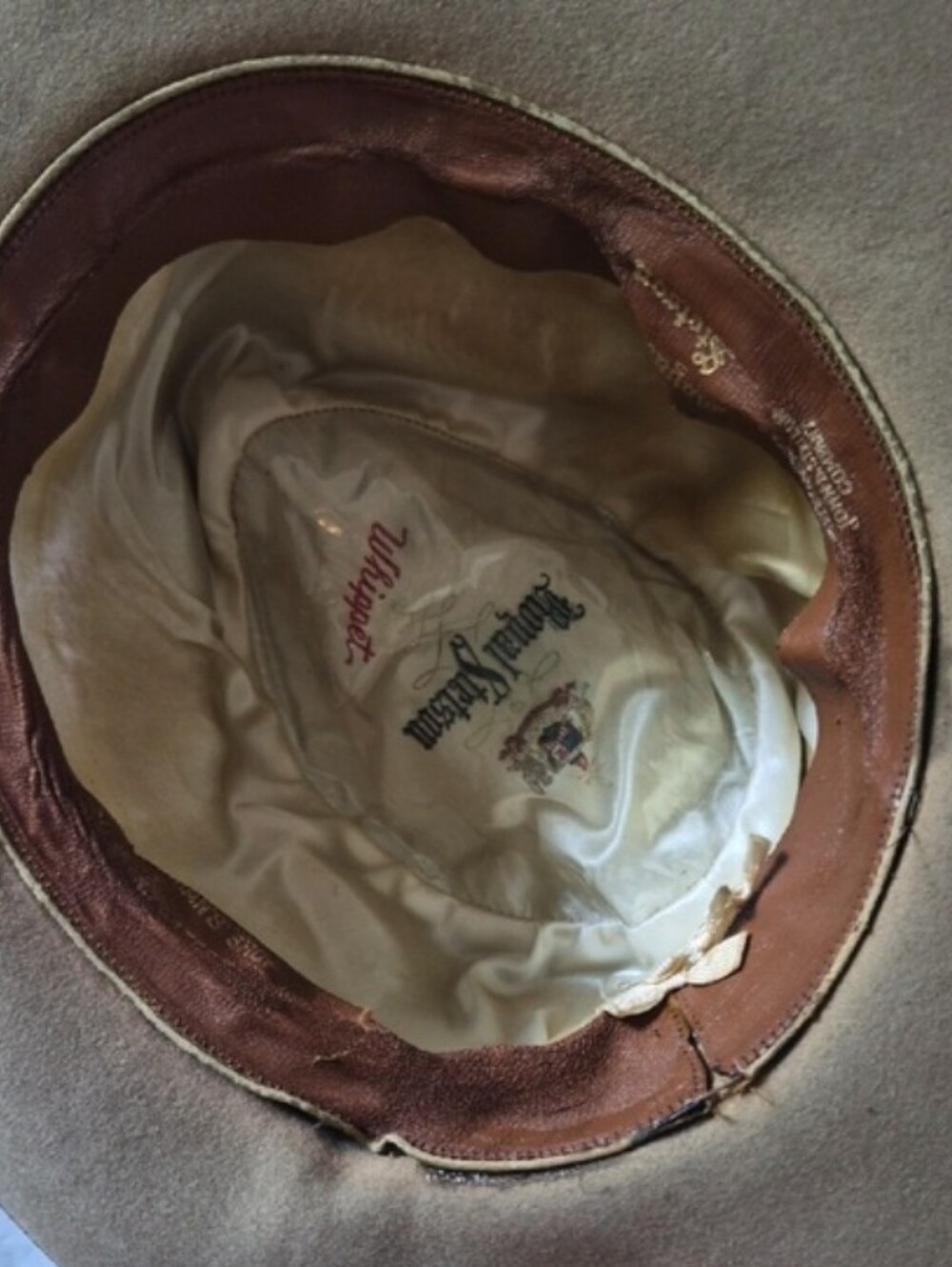 "Vintage Royal Stetson Whippet Fedora Hat – Johnny E. Stetson, Hollywood Mens - Picture 6 of 7